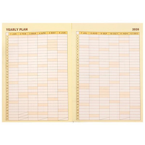 Sanrio Original Block Type B6 Diary - Pompompurin : 2026