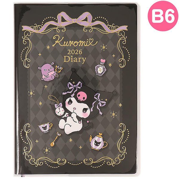 Sanrio Original Block Type B6 Diary - Kuromi : 2026
