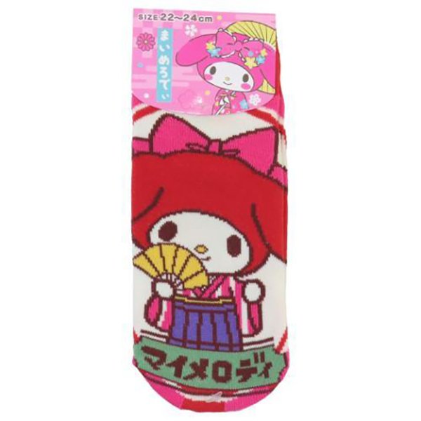 Sanrio Socks - Kawaii Kimono style (Hello Kitty/My Melody/Kuromi/Cinamoroll)