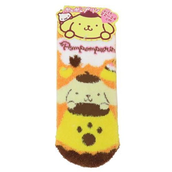 Sanrio Fluffy Socks : Hugging (Kuromi/Cinamoroll/Pom Pom)