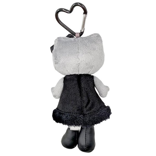 Sanrio Style Up Mascot - Hello Kitty : Black Angel Grey In Black Dress