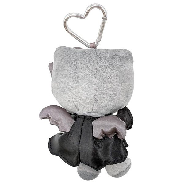 Sanrio Mascot Holder - Hello Kitty : Black Angel Grey