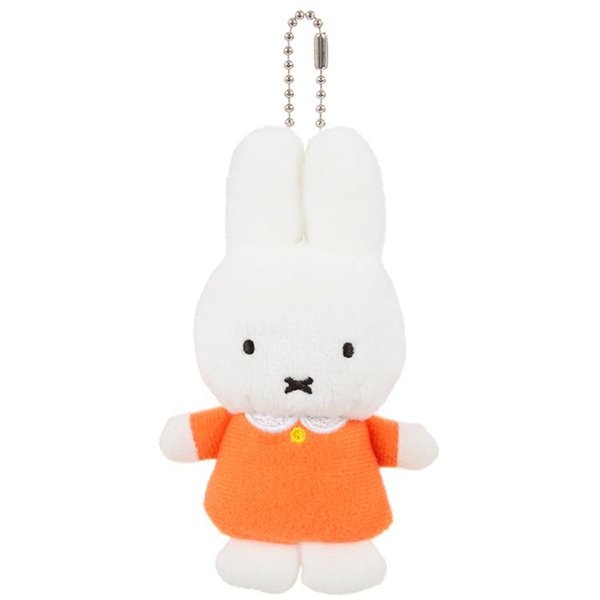 Miffy Finger Puppet Plush Orange Ball Chain Mascot