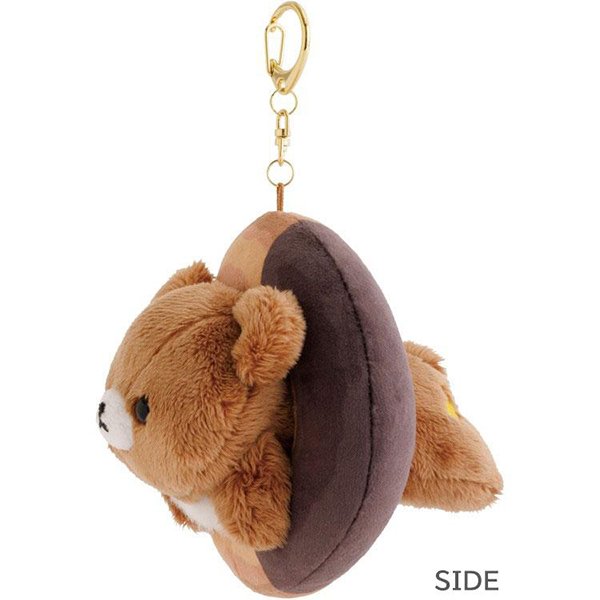 San-X Koguma donut keychain - Rilakkuma : Mister Donut