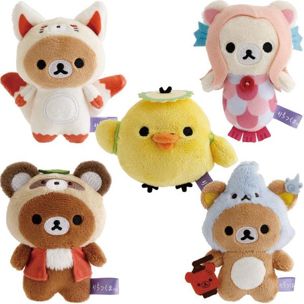 Rilakkuma Aokogu Sleepover soft toy