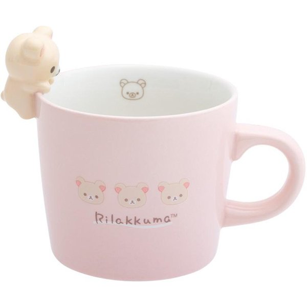 Rilakkuma : Ceramic Mug with Nokkari Figure (Rilakkuma/Korilakkuma/CHick/Koguma)