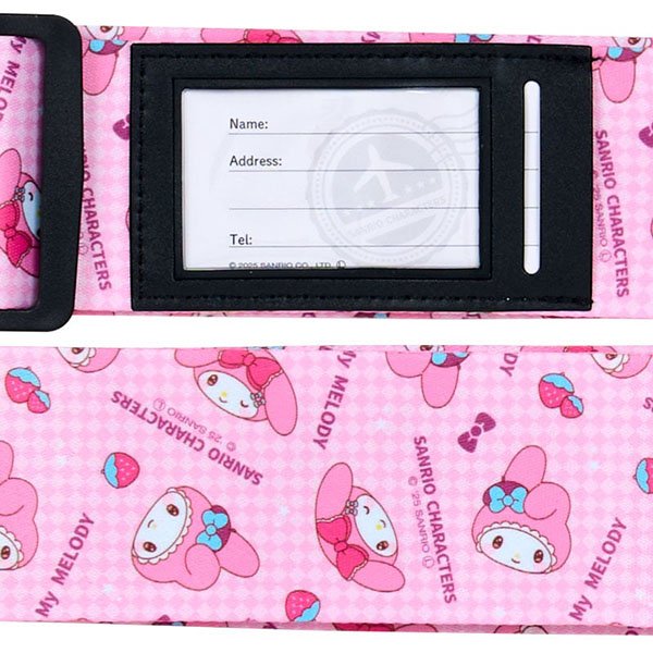 Sanrio Time to Travel luggage Belt (Melody/Kuromi/cinamoroll)