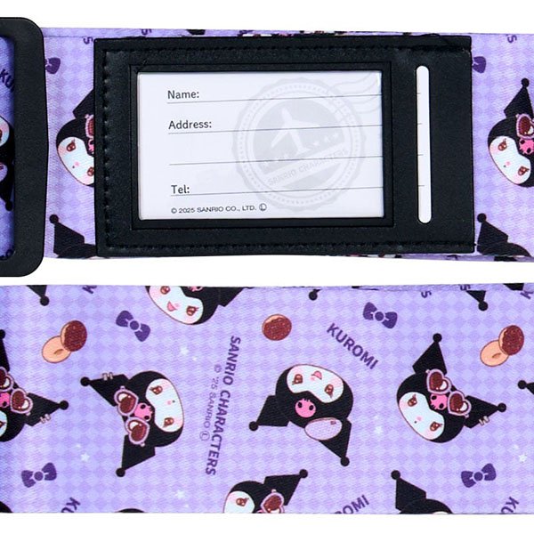 Sanrio Time to Travel luggage Belt (Melody/Kuromi/cinamoroll)