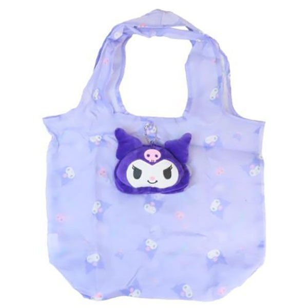 Sanrio Eco Shopping Bag & Mascot Pouch - Kuromi