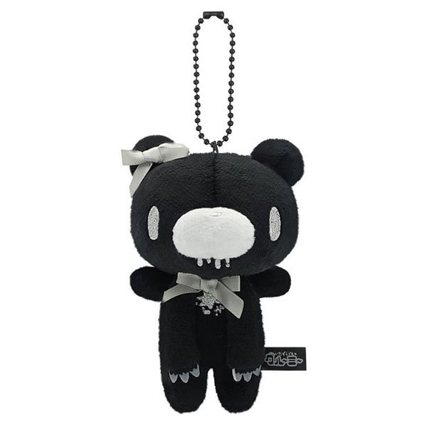 Gloomy The Naughty Grizzly – Gloomy Bear Ribbon Angel keychain (White / Black / Pink)