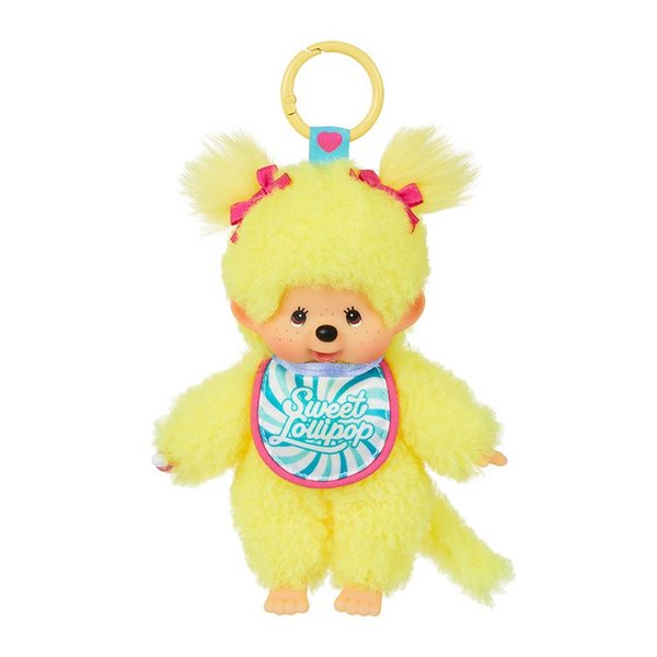 Monchhichi Sweet Lollipop Keychain (Yellow)