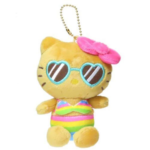 Sanrio Hello Kitty Tan Series Ball Chain Mascot Sunglass bikini