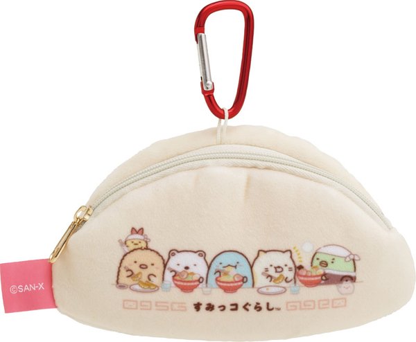 Sumikko Gurashi Anytime Ramen Gyoza Pouch Keychain
