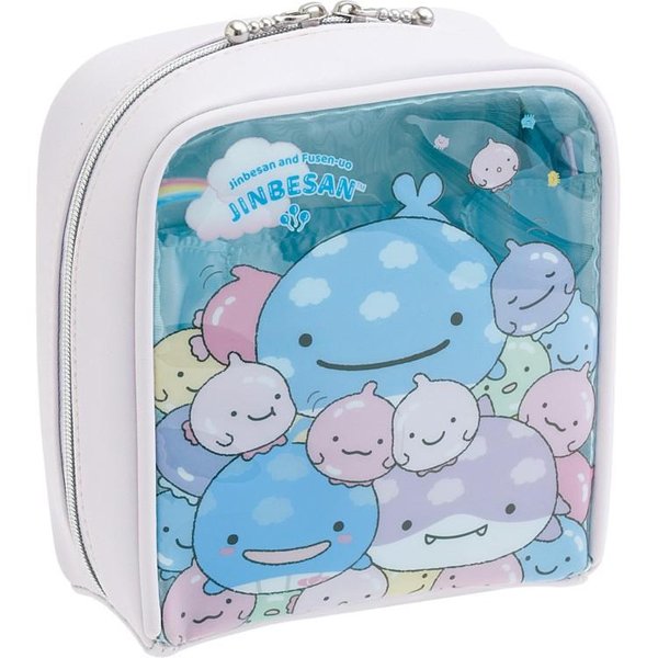 Jinbei san 10th Anniversary Balloon Fish Vertical Cosmetic Pouch