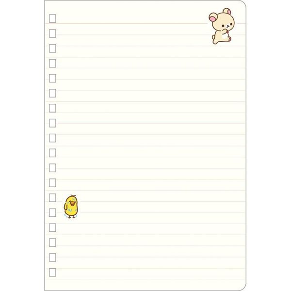 San-X B6SP Notebook - Rilakkuma : Rilakkuma Stay with Me Cooking