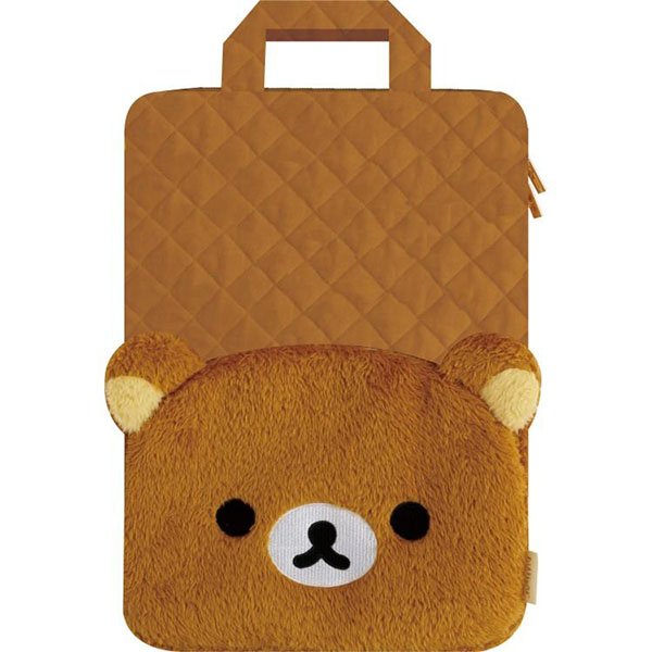 San-X Laptop PC Bag - Rilakkuma Stay with Me Quilted Face