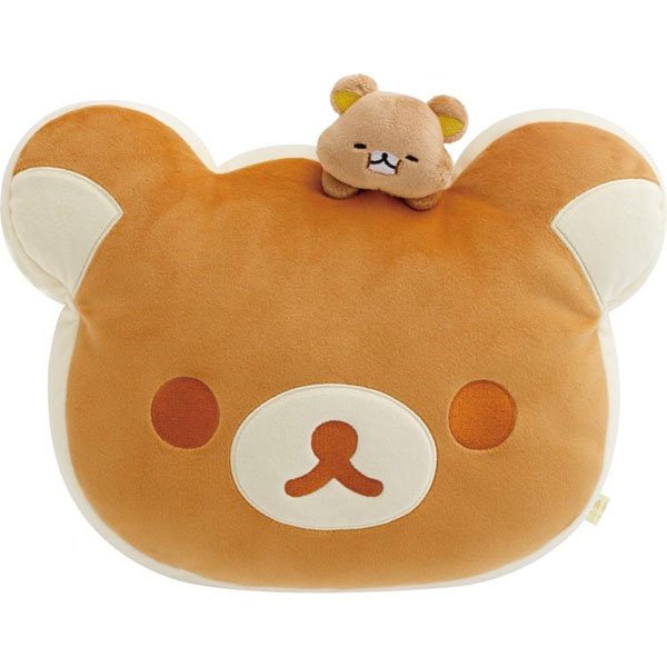 San-X Super Mochimochi Cushion - Rilakkuma Stay with Me Pancake