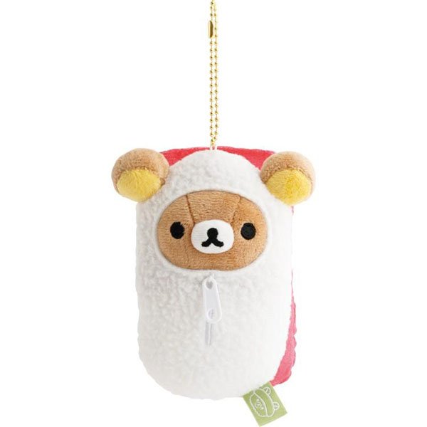 San-X Hanging Plush - Rilakkuma : Anytime Sushi Tuna Nigiri
