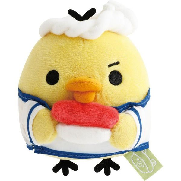 San-X Plush Toy - Kiiroitori : Anytime Sushi Sushi Chef