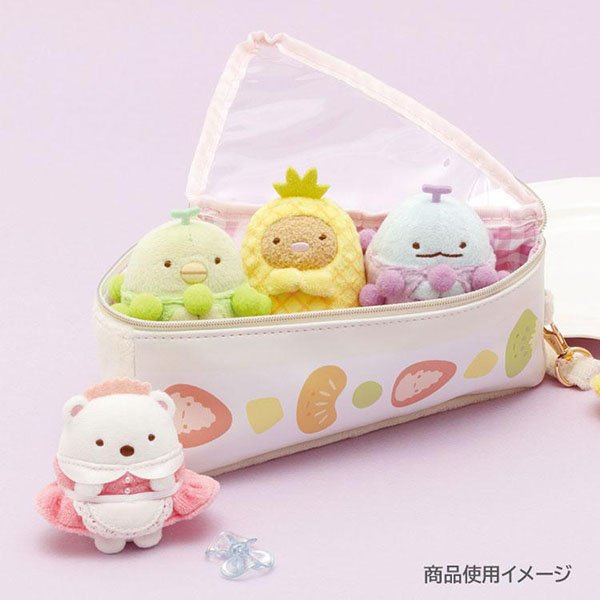 San-X Sumicolle Pouch - Sumikko Gurashi : Fruit Parlor Fruit Sandwich Style