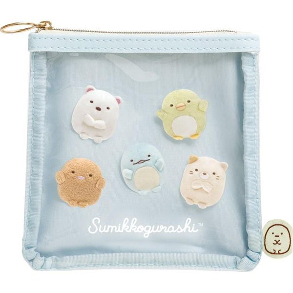 San-X Clear Flat Pouch - Sumikko Gurashi : Photo Series