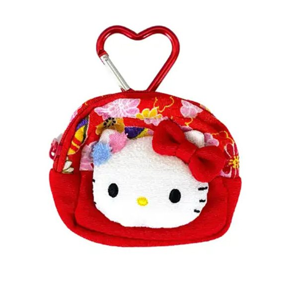 Sanrio Kimono red Hello Kitty Coin pouch Keychain