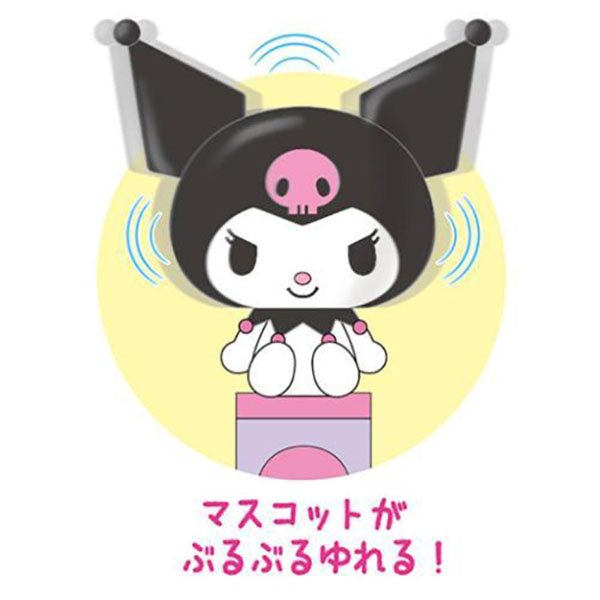 Sanrio Action Mascot Ballpoint Pen - Kuromi : Bobbing Head Cheeky But Charming
