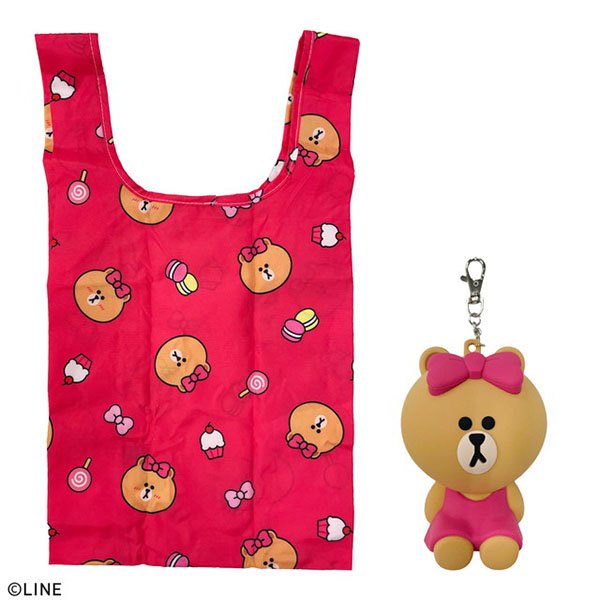 Line Friend Recycle Bag (Sally / Choco)