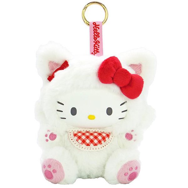 Hello Kitty : Cat Costume Mascot Keychain