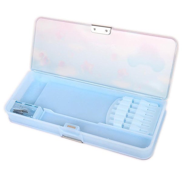 Cinamoroll : Kids Double Side Opening Pen Case