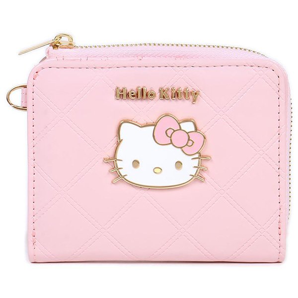 Hello Kitty : Pink Gold Bifold Wallet