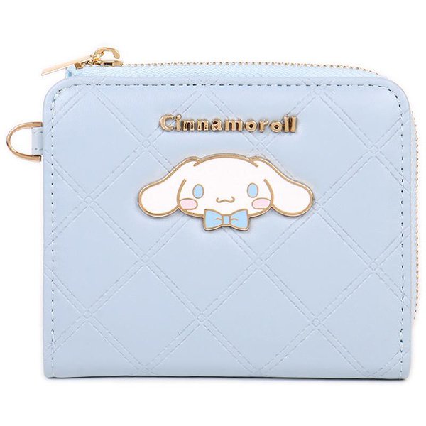 Cinnamoroll : Blue Gold Bifold Wallet