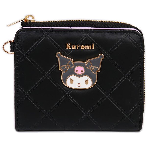 Kuromi : Black Gold Bifold Wallet