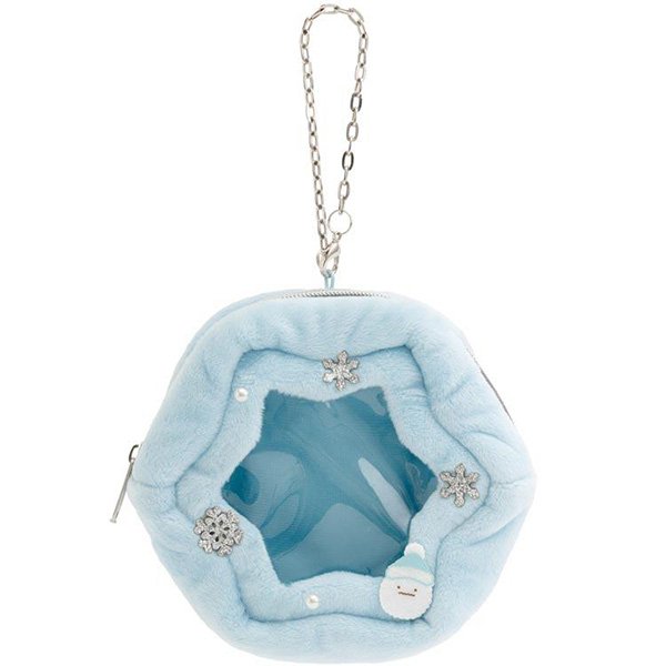 Sumikko Gurashi : Honey Forest Christmas Snowflake Mini Pouch with Bag Charm