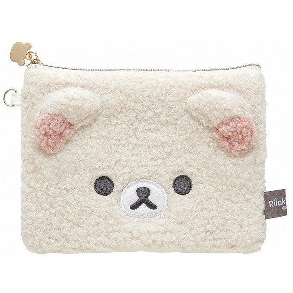 Rilakkuma : New Basic Korilakkuma Fluffy Flat Pouch