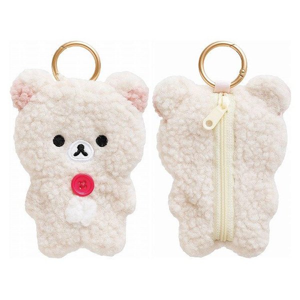 Rilakkuma : New Basic Korilakkuma Fluffy Eco Shopping Bag & Mascot Pouch