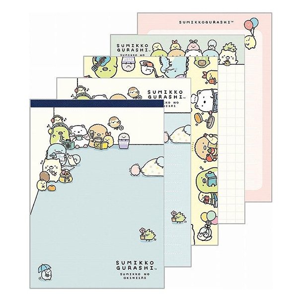 Sumikko Gurashi : Sumikko's Favorite Light Blue Memo Pad Set