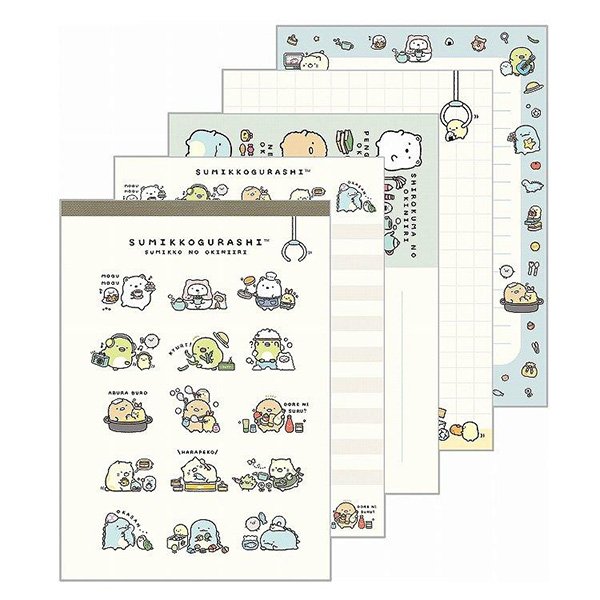 Sumikko Gurashi : Sumikko's Favorite Light Blue Memo Pad Set