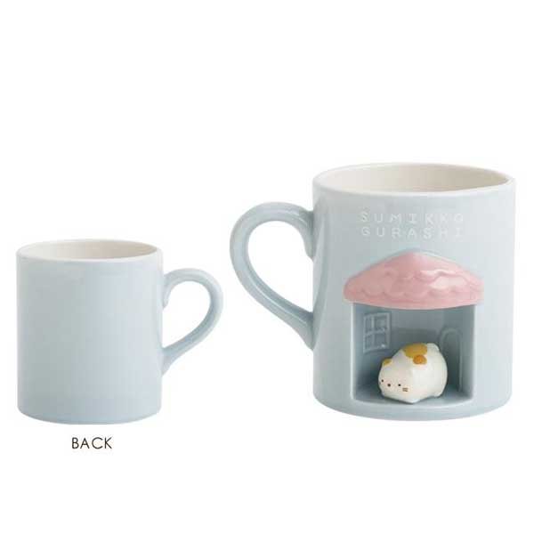 Sumikko Gurashi : Sumikko's Favorite Neko Blue 3D Porcelain Mug