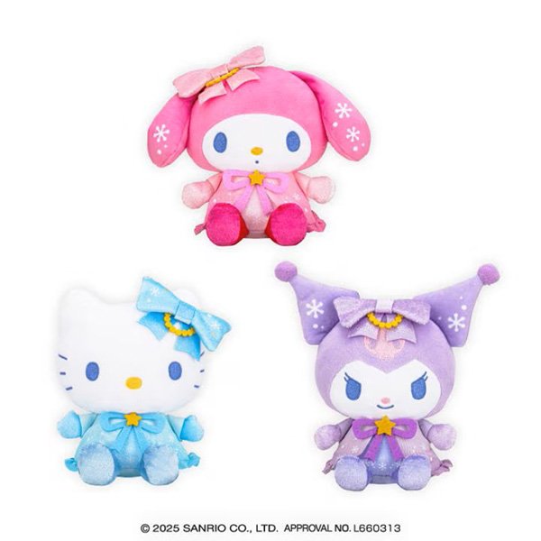 Sanrio Snow Flake series soft toy (Hello Kitty/ My Melody/ Kuromi)