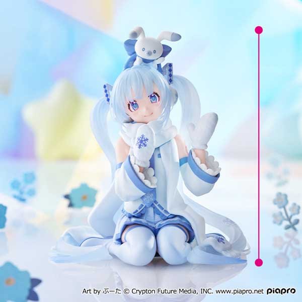 Hatsune Miku Noodle Stopper Figure -SNOW MIKU Sky Town 10th ver