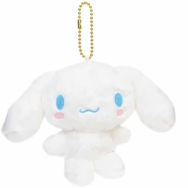 Cinnamoroll Sanrio Fluffy Keychain Plush