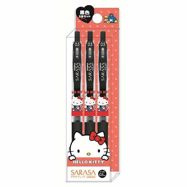 Hello Kitty : Tennis Sanrio Sarasa Clip Gel Pen Set