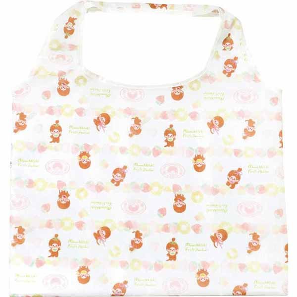 Monchhichi Eco Shopping Bag With Pocket - Colorful Fruits