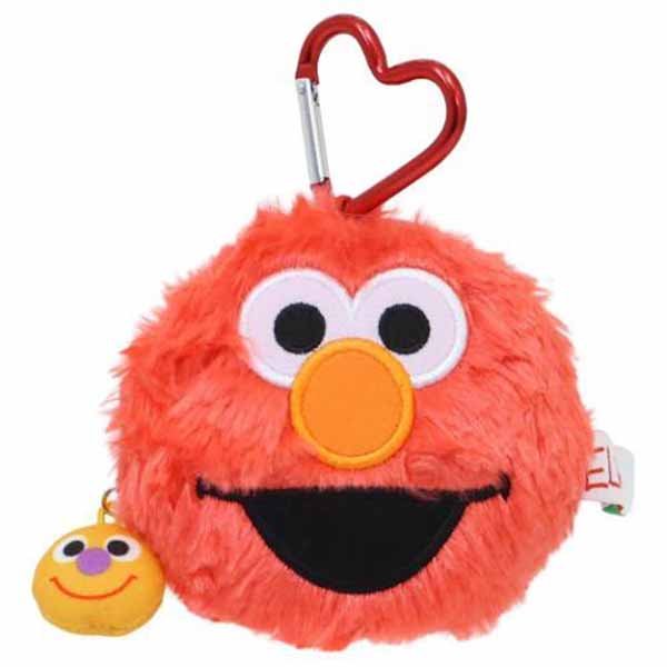 Elmo coin pouch keychain
