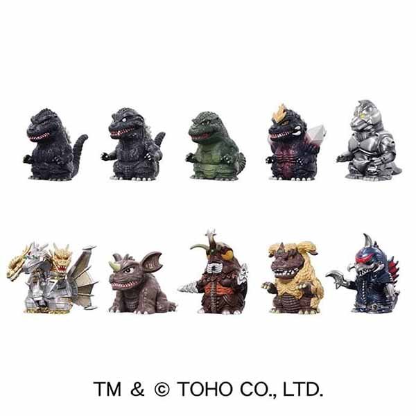 Godzilla Sofvi Puppet Mascot 3 Blind Pack
