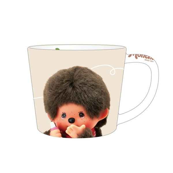 Monchhichi Ceramic mug (beige)