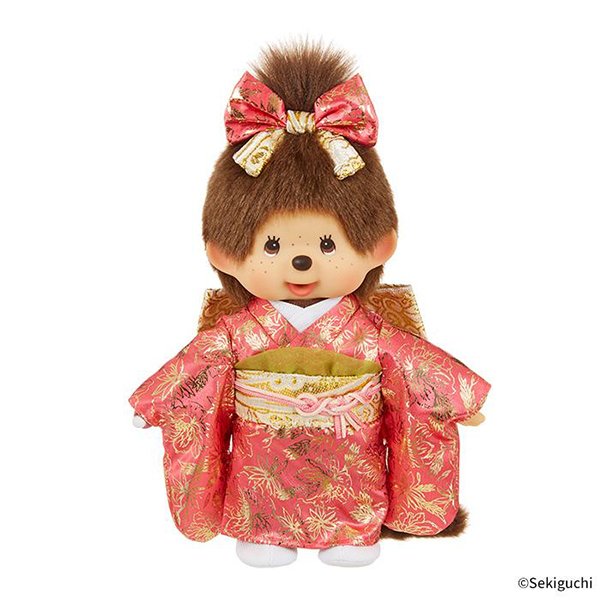 Monchhichi Mascot Figure - Kimono Girl