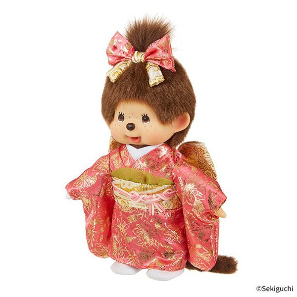 Monchhichi Mascot Figure - Kimono Girl