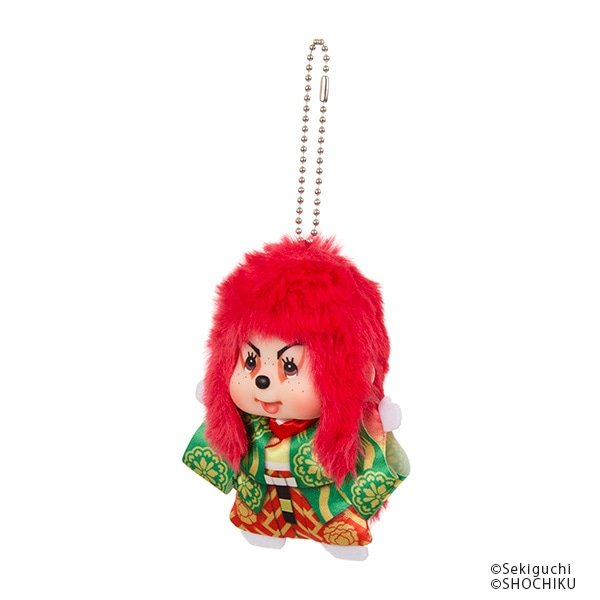 Monchhichi Kabuki & Renjishi Fujimusume Bag Charm
